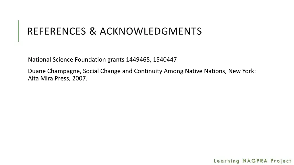 references acknowledgments