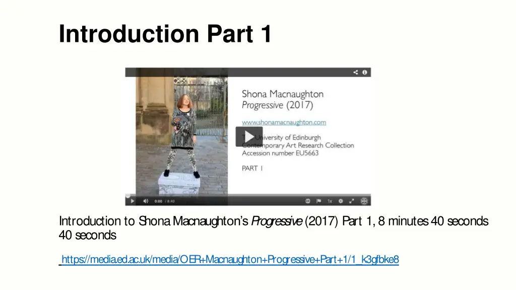 introduction part 1