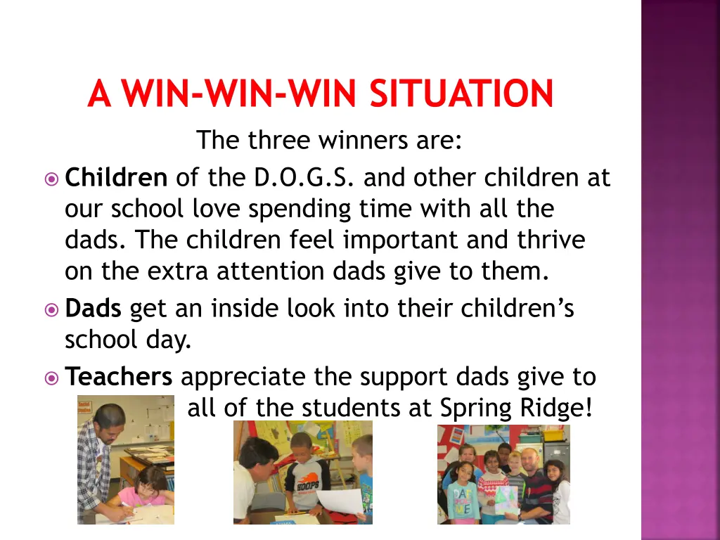 a win win win situation the three winners