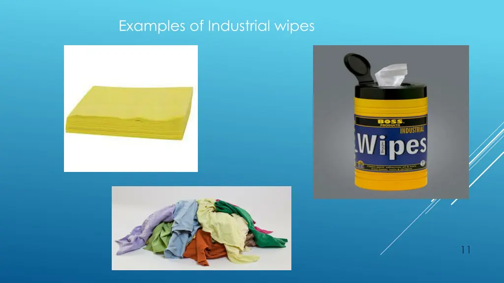 examples of industrial wipes