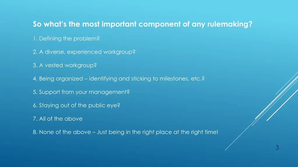 so what s the most important component