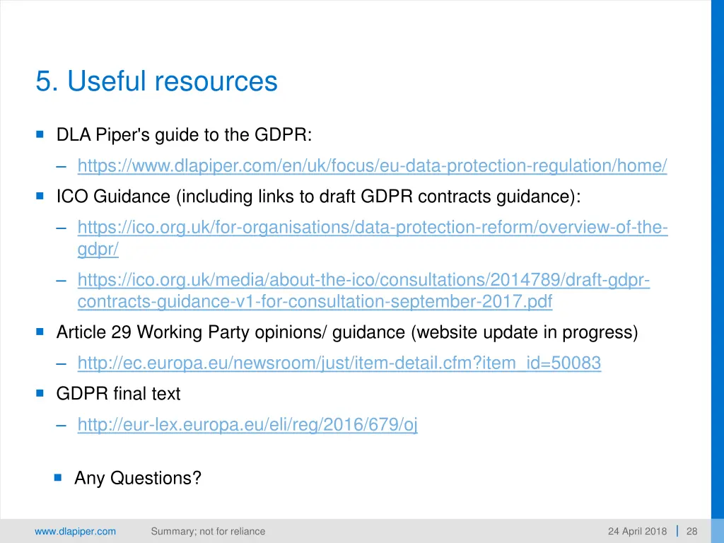 5 useful resources
