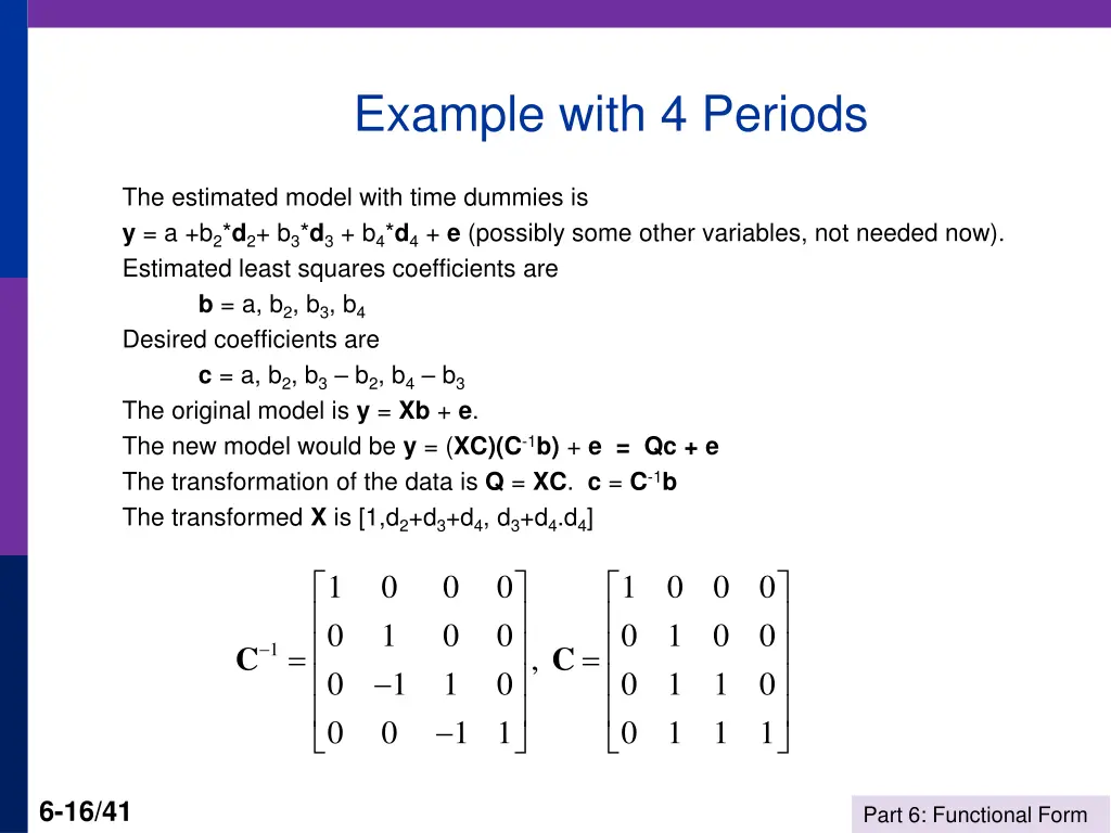 example with 4 periods