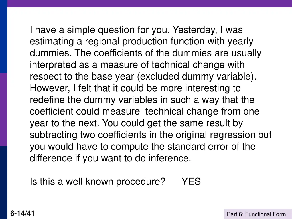 i have a simple question for you yesterday