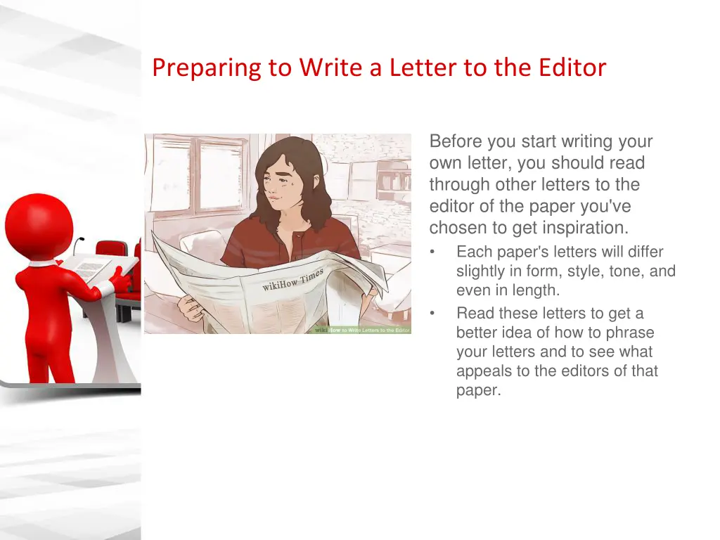 preparing to write a letter to the editor 1