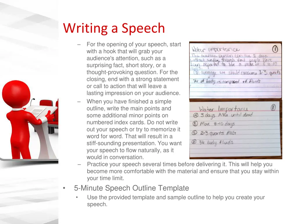 writing a speech 1