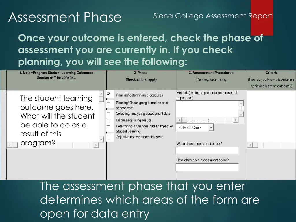 assessment phase