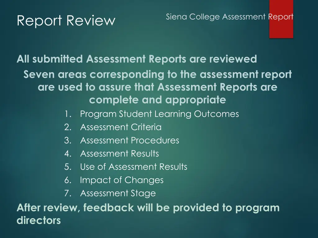 report review