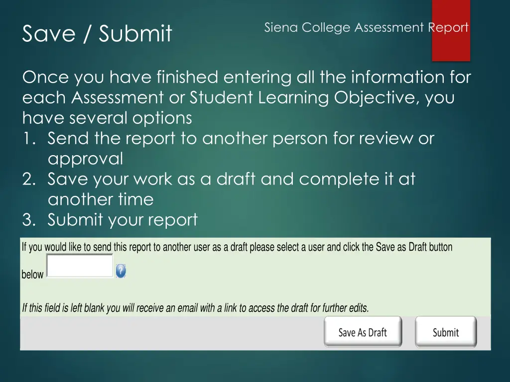 save submit