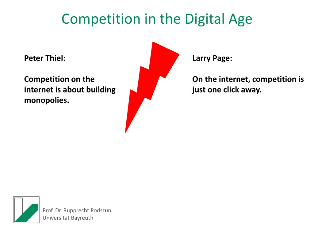 competition in the digital age