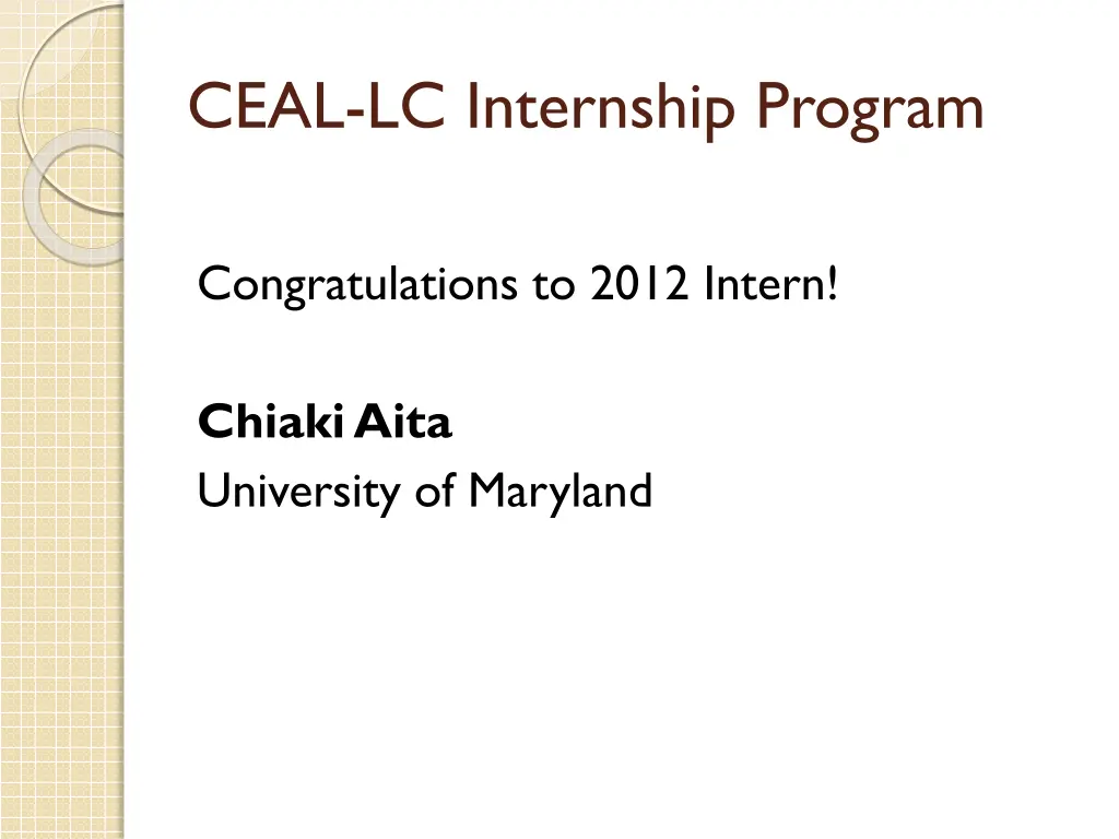 ceal lc internship program