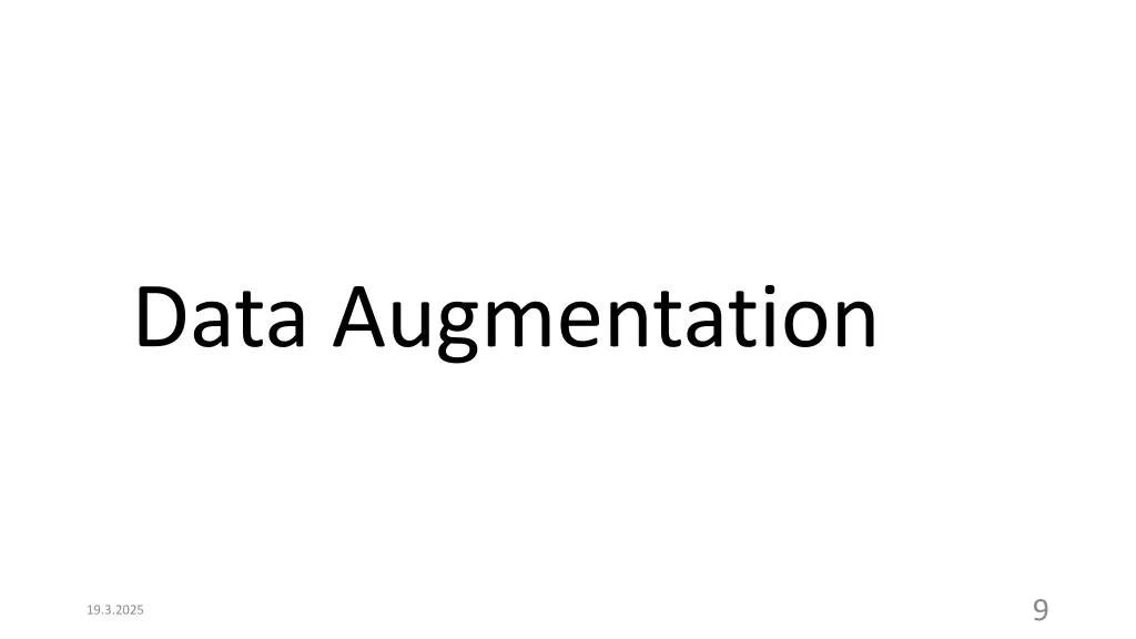 data augmentation