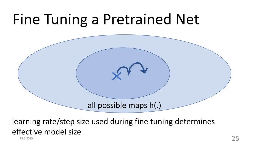 fine tuning a pretrained net