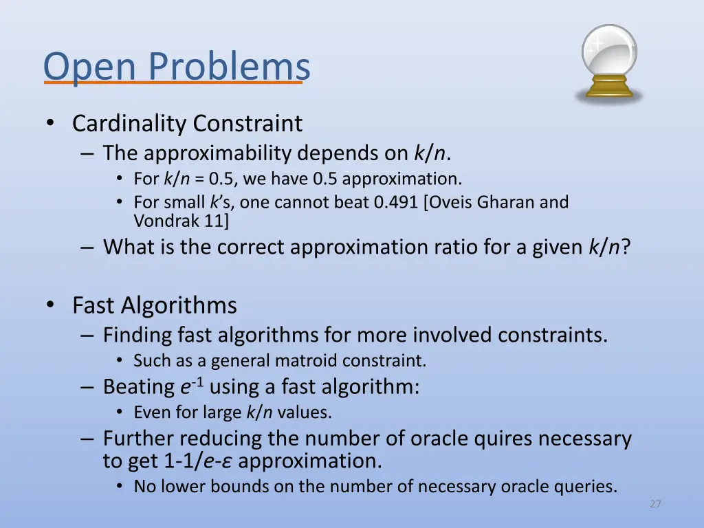 open problems