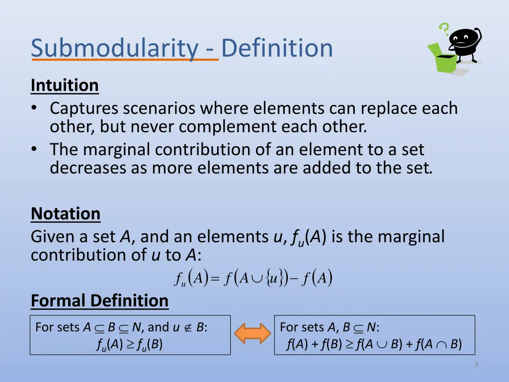 submodularity definition