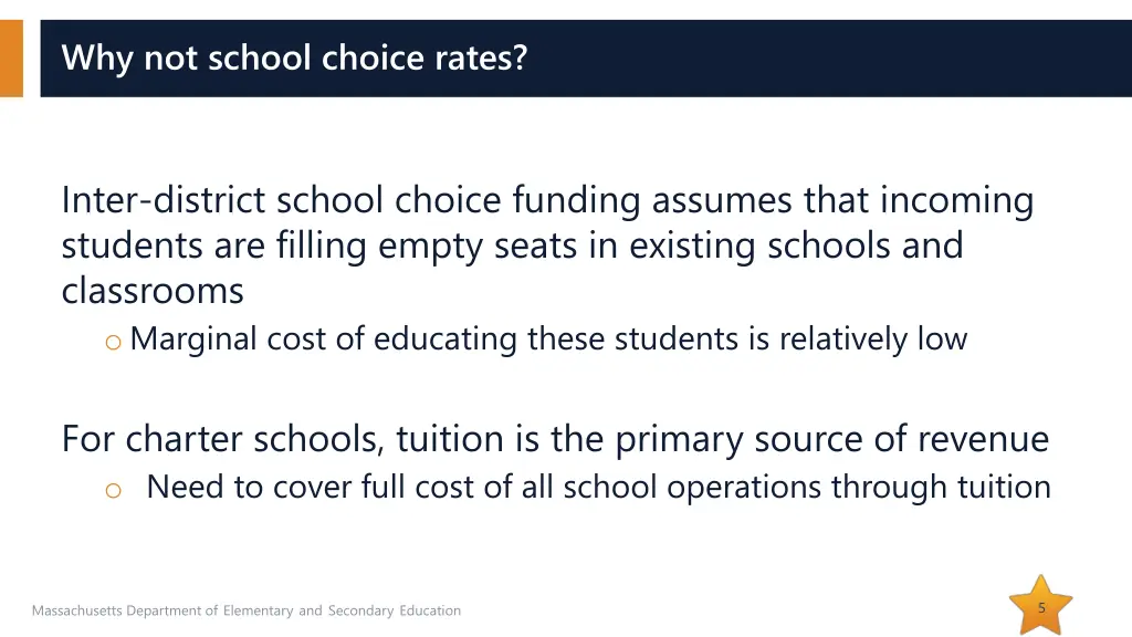 why not school choice rates