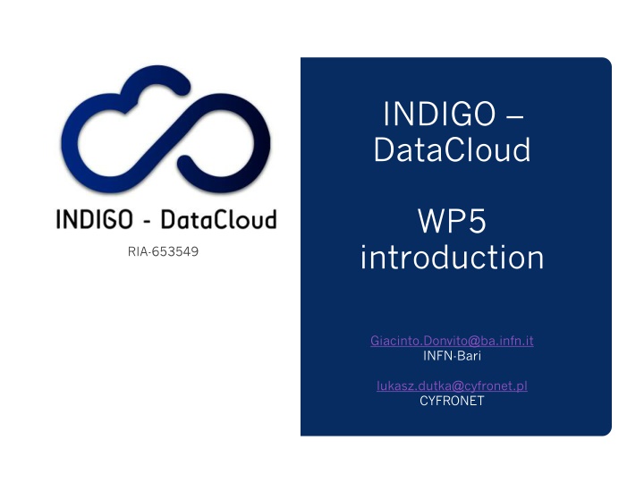 indigo datacloud
