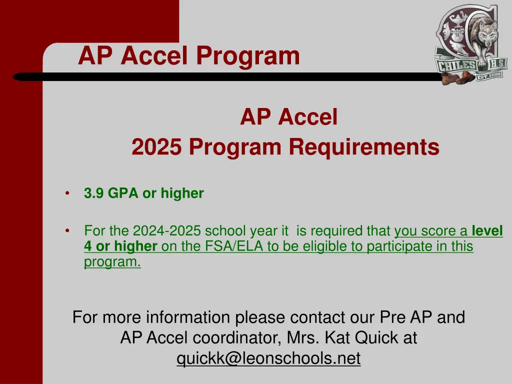 ap accel program