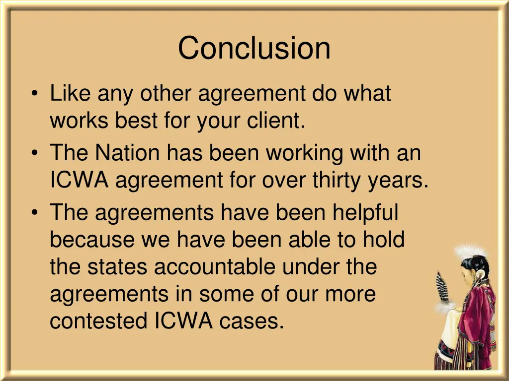 conclusion