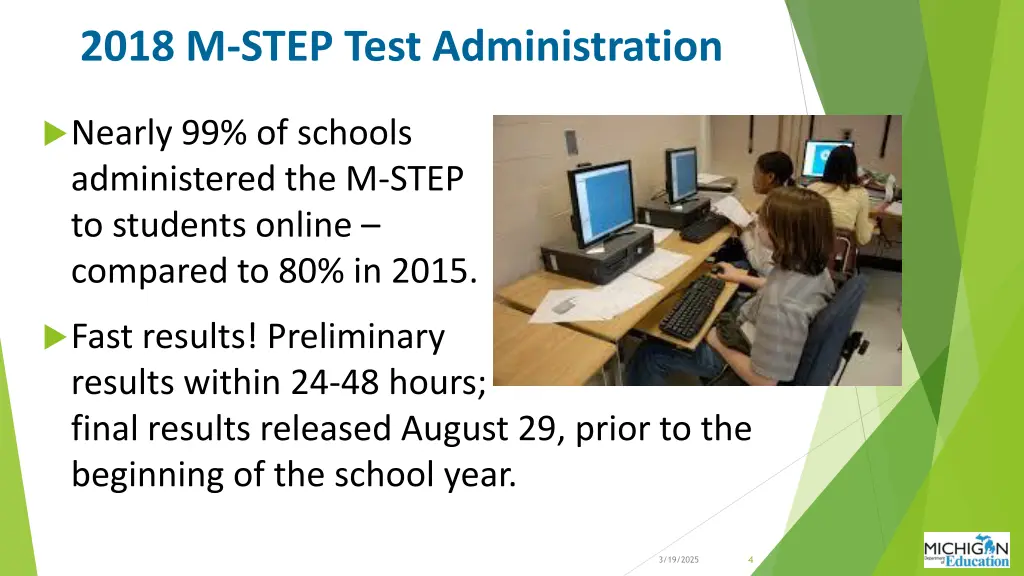 2018 m step test administration