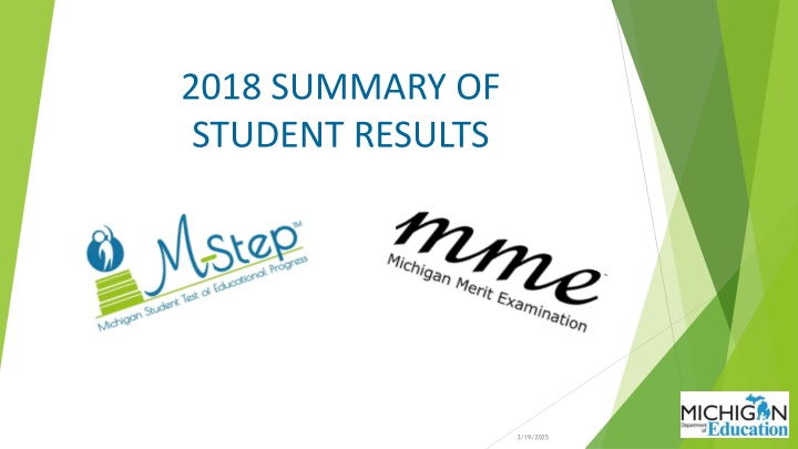 2018 summary of student results