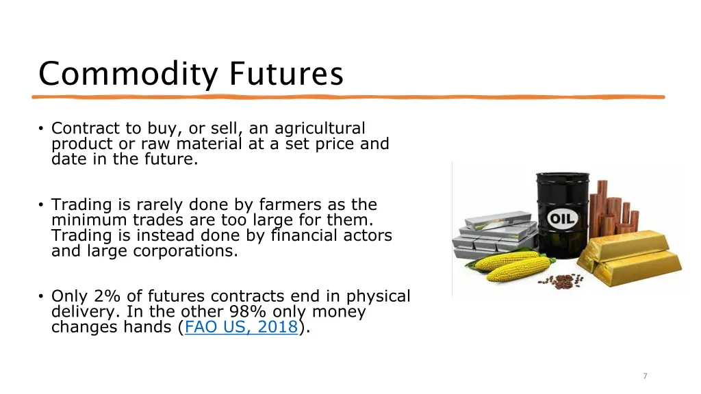 commodity futures