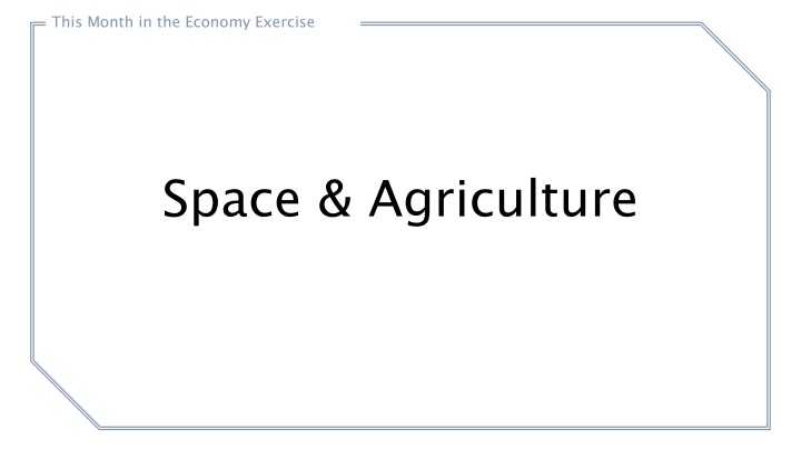 this month in the economy exercise