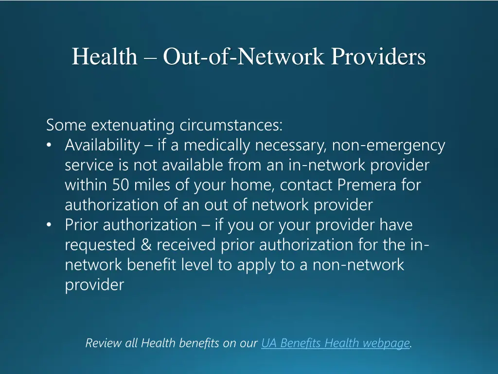 health out of network providers 1