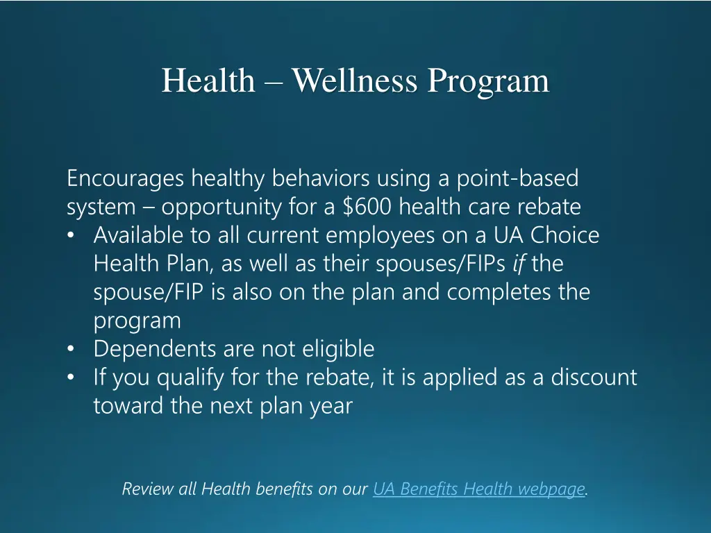 health wellness program