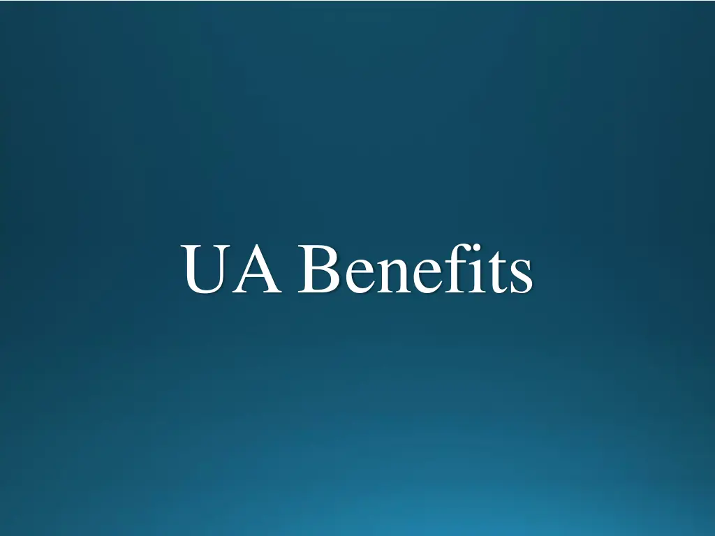 ua benefits