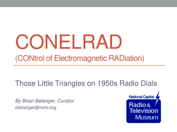 conelrad control of electromagnetic radiation