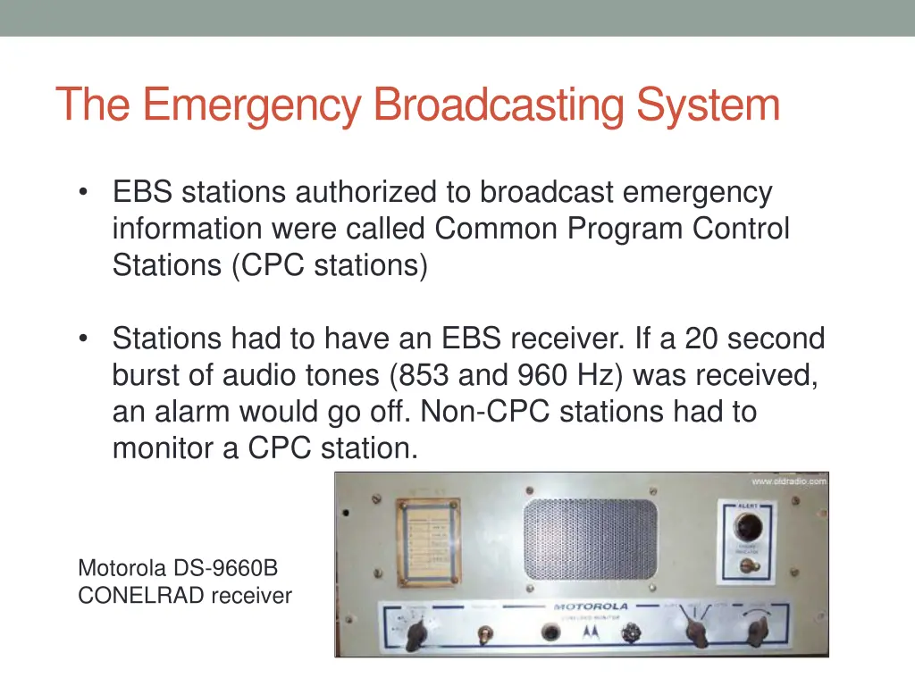 the emergency broadcasting system