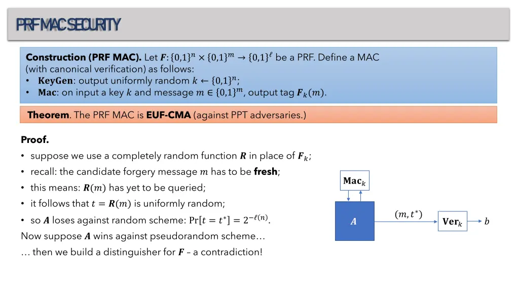 prf m a c se c u rity