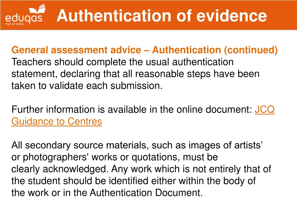 authentication of evidence 1