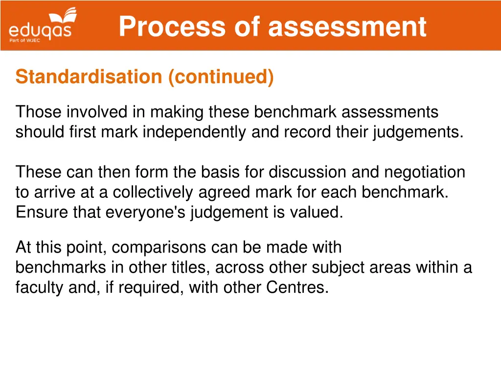 process of assessment 1