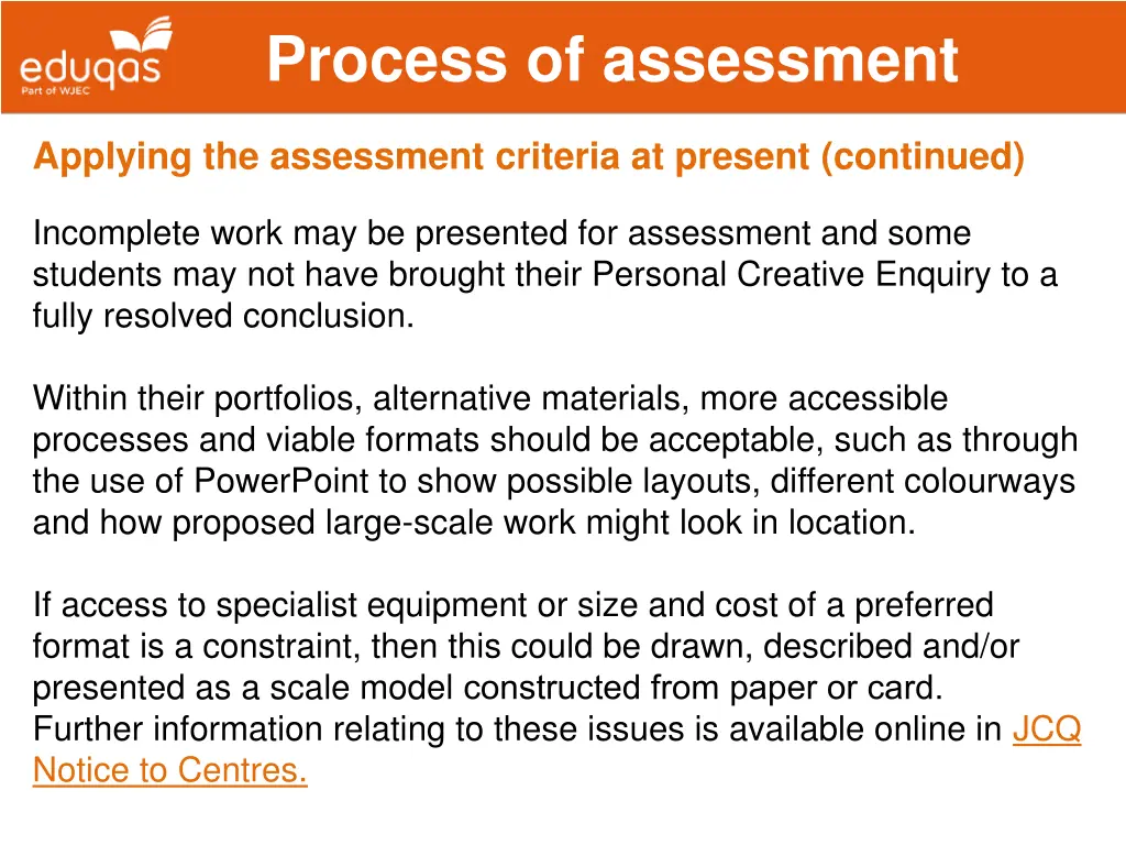 process of assessment 4