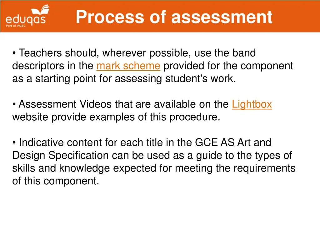 process of assessment 5