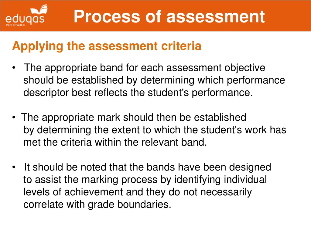 process of assessment 6