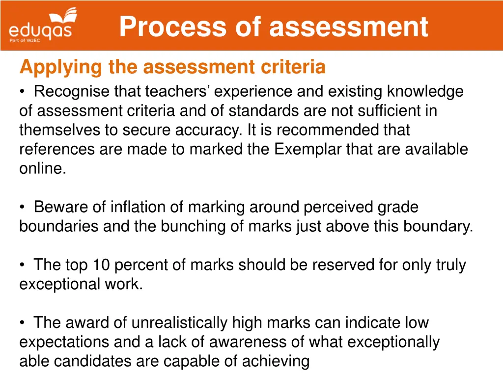 process of assessment 8