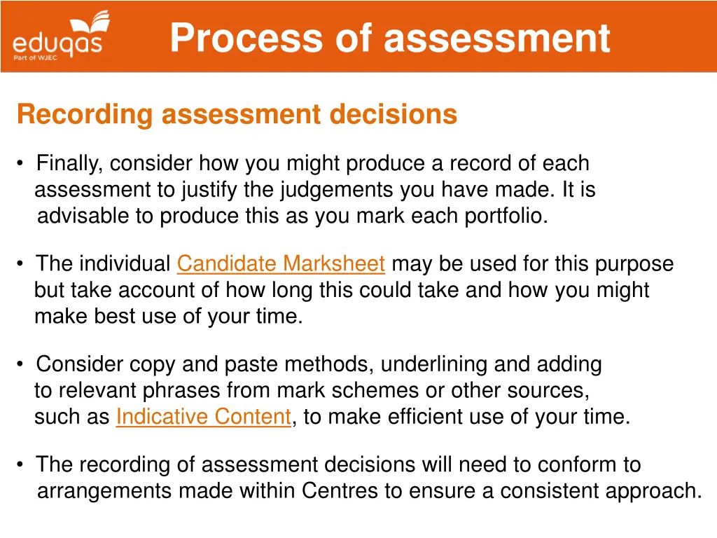 process of assessment 9