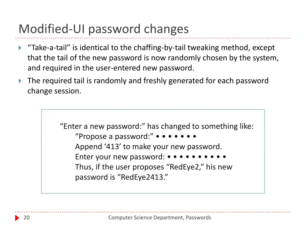 modified ui password changes