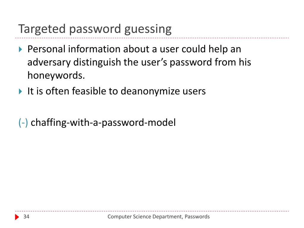 targeted password guessing