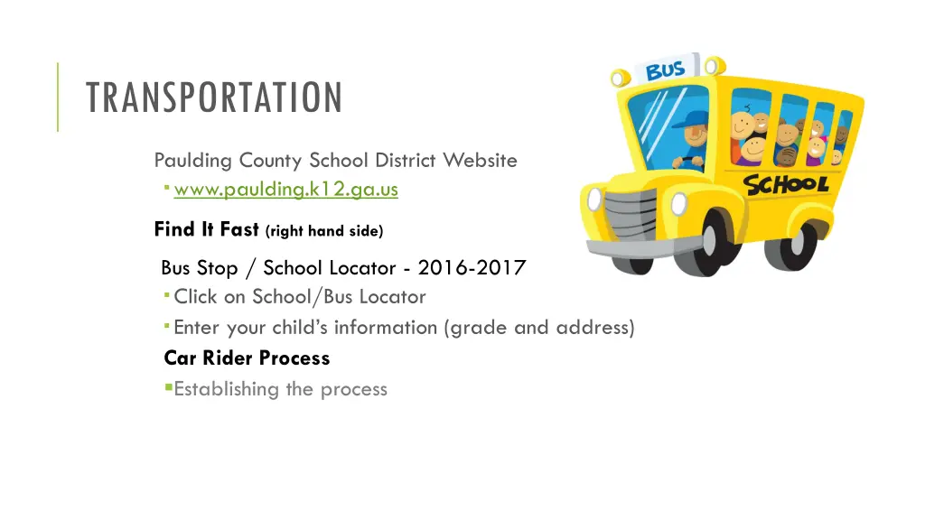 transportation