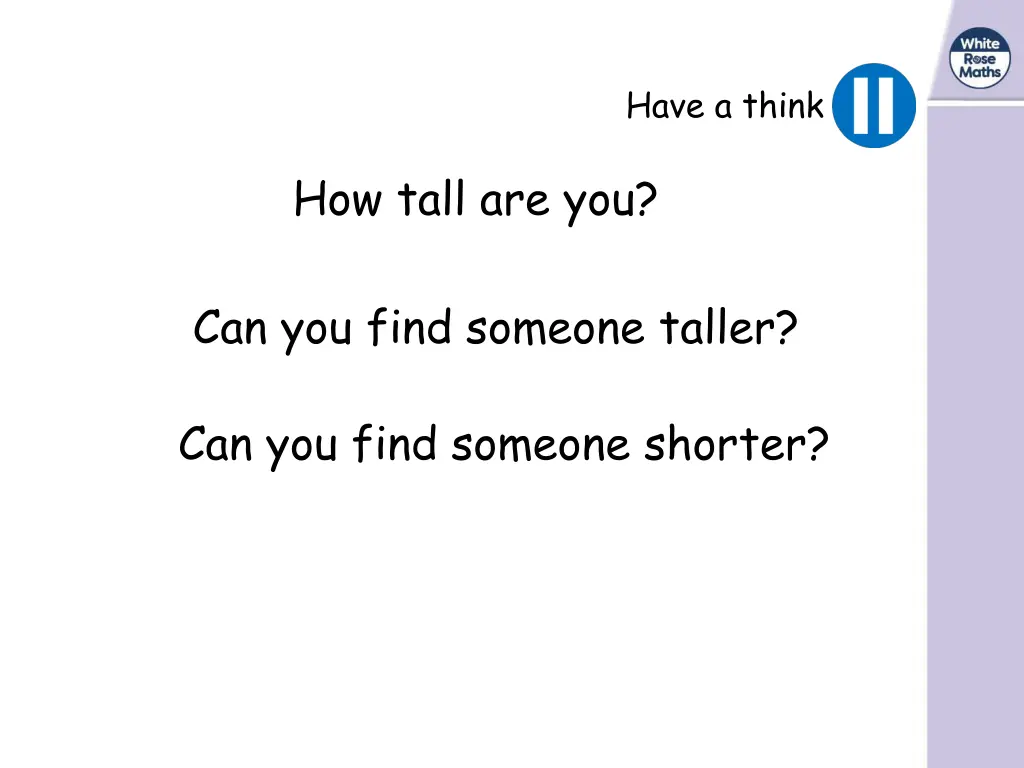 have a think