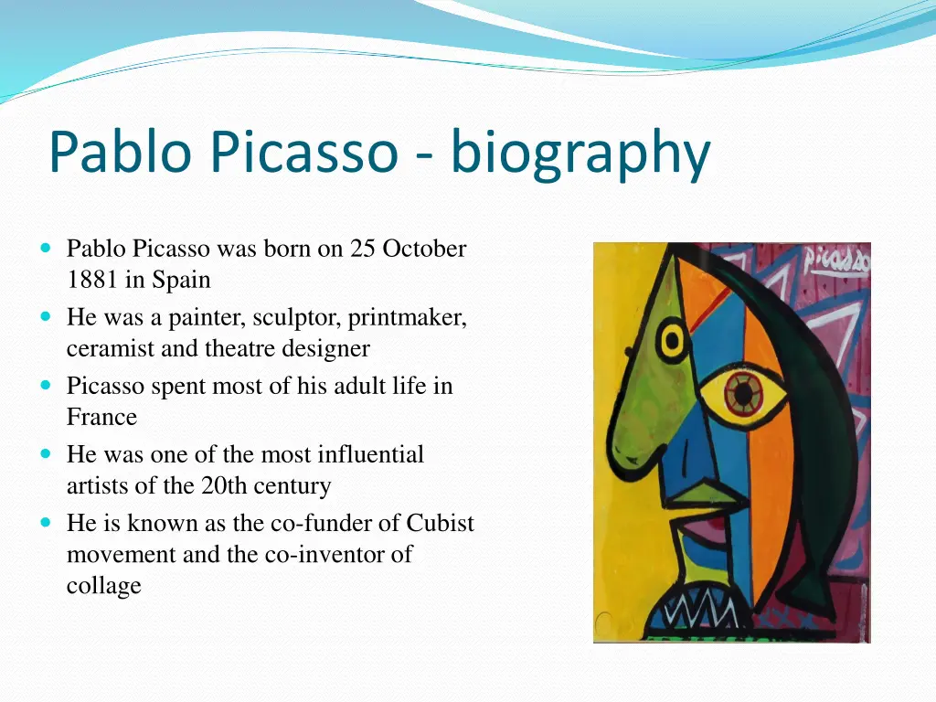 pablo picasso biography