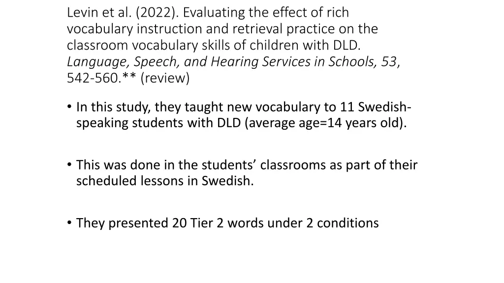 levin et al 2022 evaluating the effect of rich