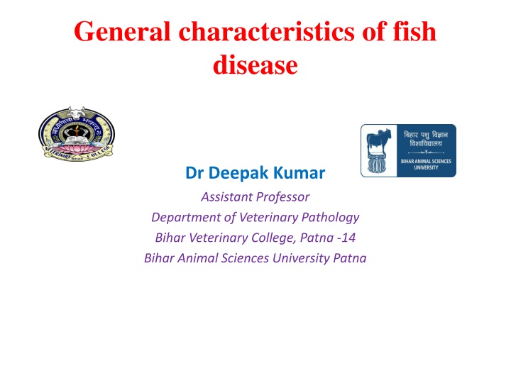 general characteristics of fish disease