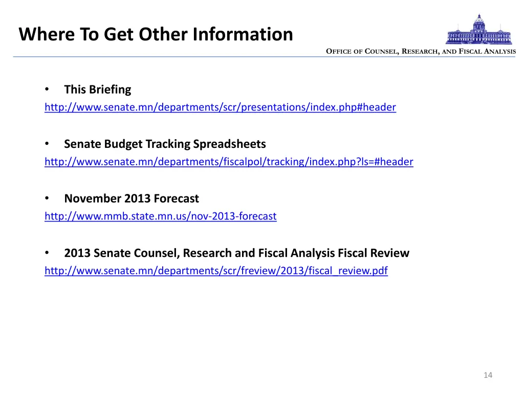where to get other information