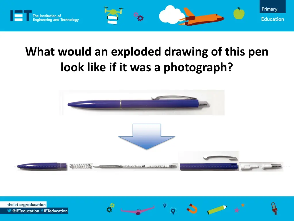 what would an exploded drawing of this pen look