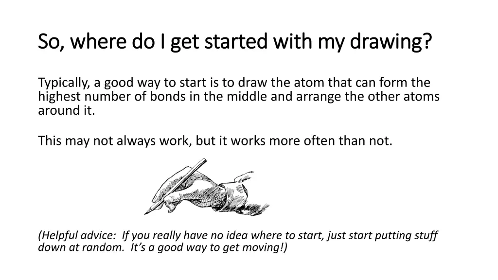 so where do i get started with my drawing